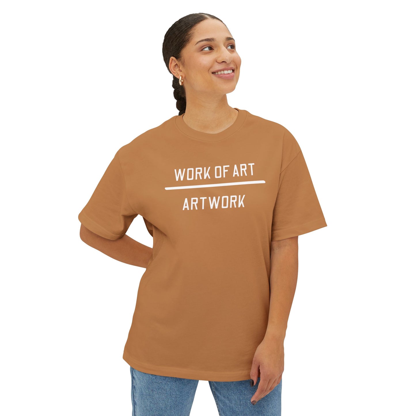 Work of Art Unisex Oversized Boxy Tee