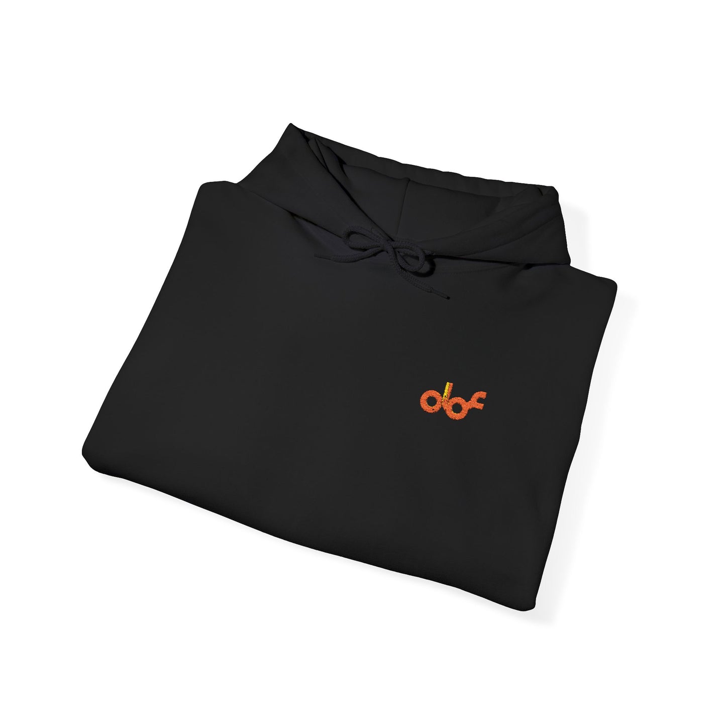 Embroidered Logo Hoodie Sweatshirt - Black/White/Sand