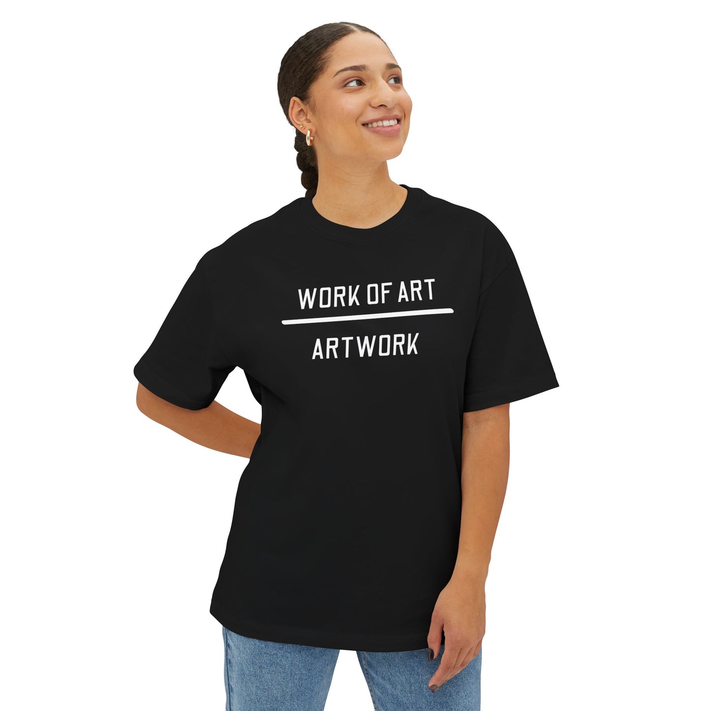 Work of Art Unisex Oversized Boxy Tee