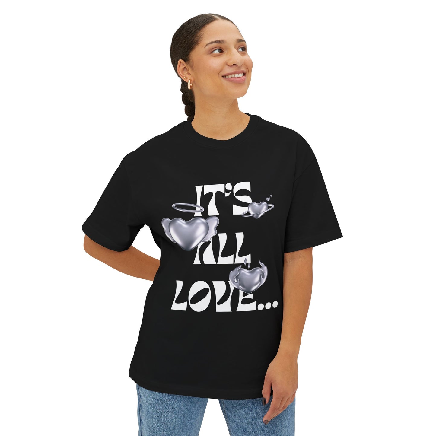 Swipe Unisex Oversized Boxy Tee